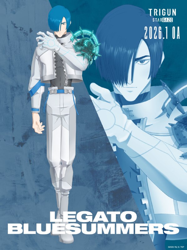 ⚡️Новый постеры персонажей аниме «Триган: Наблюдая за звёздами»
Действие будет происходить через 2,