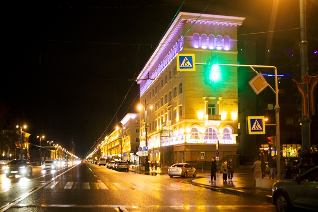 🤩Вечерний, осенний, блестящий и влажный Воронеж