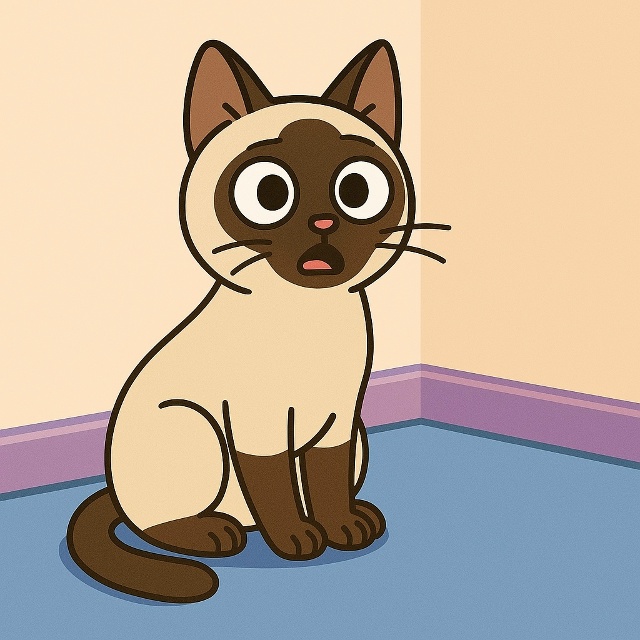 Сиамские кошки всегда ищут компанию — им скучно в один...