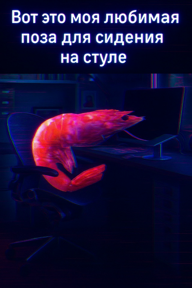 Когда встаёшь со стула и слышишь хруст как у сухариков