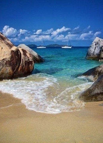 Карибские острова.