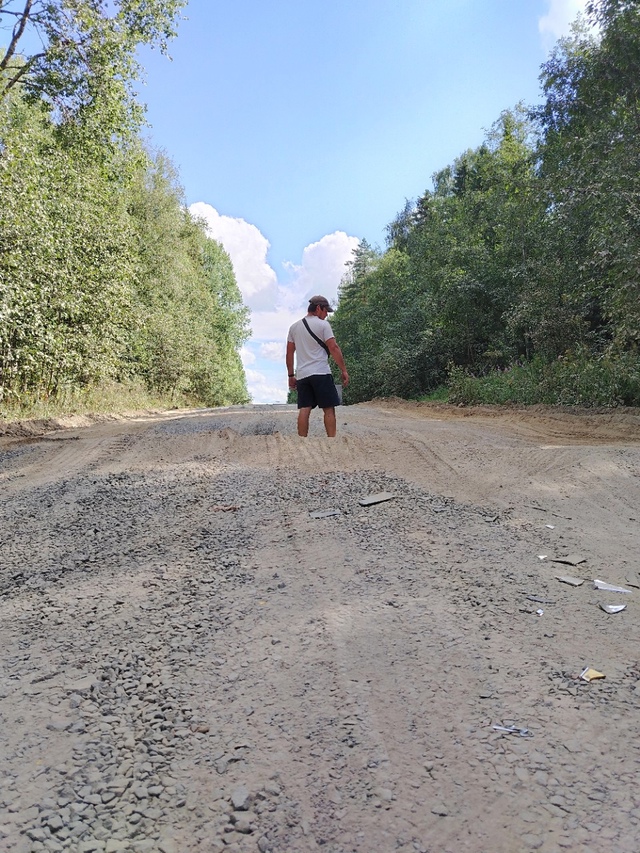 Друзья, на дороге между д Согиницы и д Заозерье, на горе...