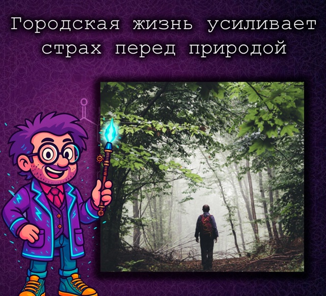 Город делает нас трусами перед природой
Новое исследо...