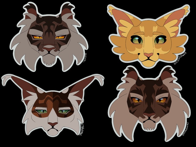 Звездоцап, Златошейка, Рыжинка и Ежевика — редрав
© sock...