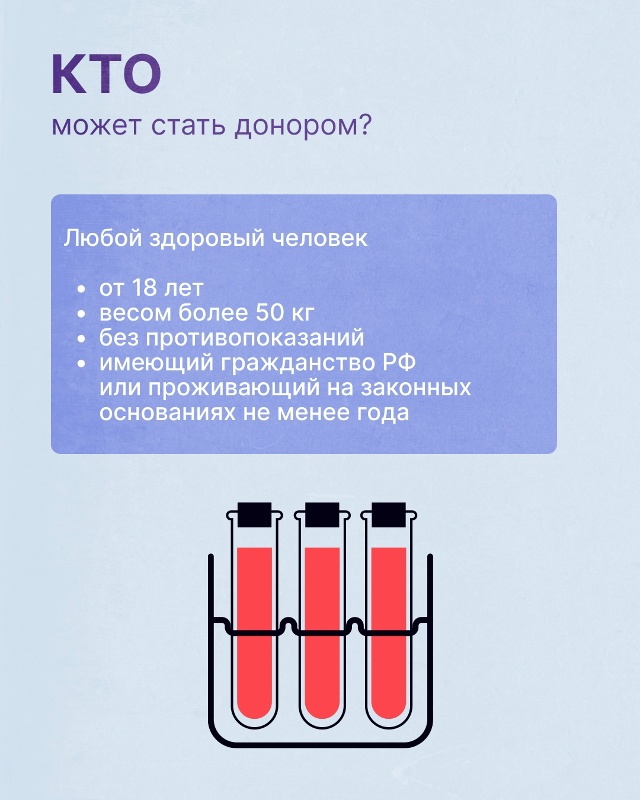⚡️ Станьте донором крови – спасите чью-то жизнь!
В ок?...
