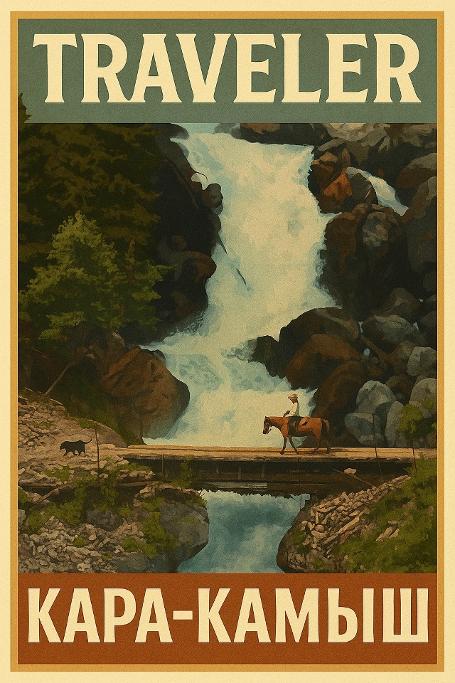 🌍 Высоко в горах, среди сосен и скал, шумит водопад Кар...