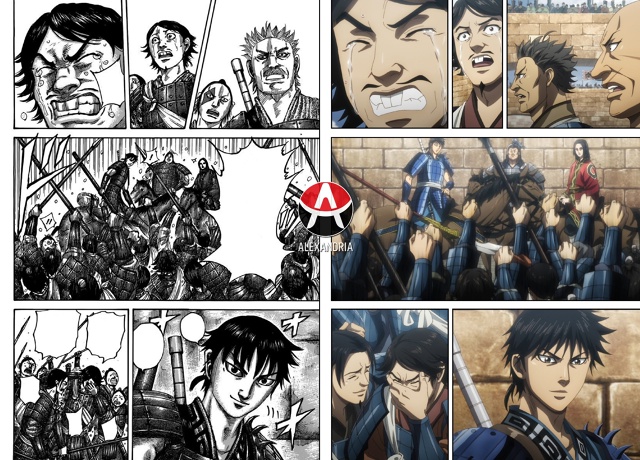 🏯 Сравниваем «Царство»: манга х 3 серия 6 сезона.
#срав?...