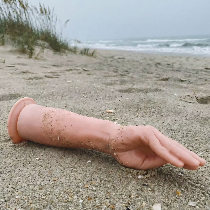 Кто-то сгенерировал эти картинки, на которых полицейская собака нашла потерянный протез руки для баб