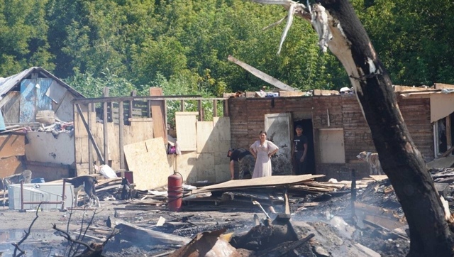 В Самарской области произошёл крупный пожар. В ночь на ...