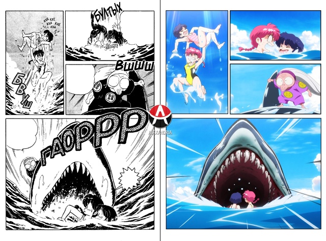 ❤ Сравниваем «Ранма 1/2»: манга х 4 серия 2 сезона ремейк?...