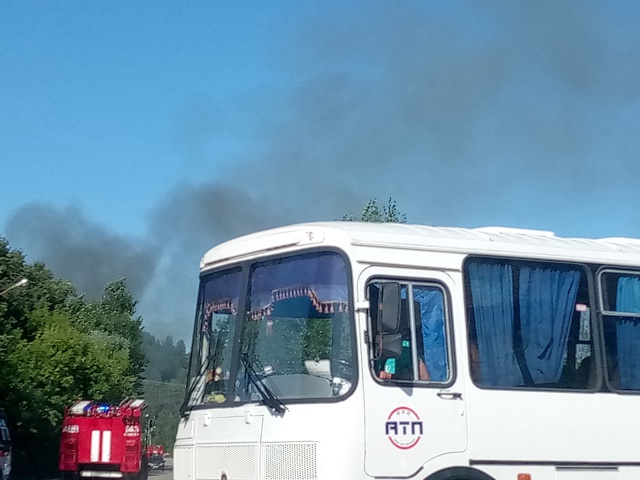 Пожар в нагорном