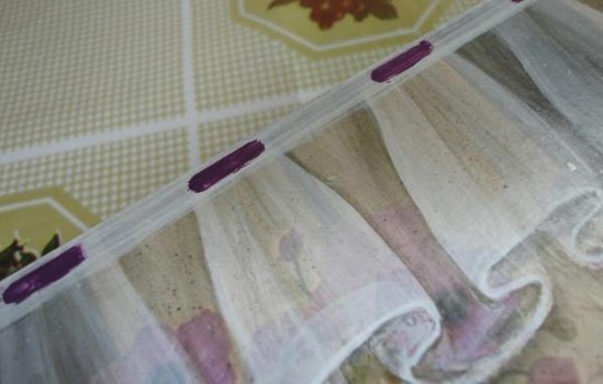 Декупаж и декор коробочки. Как нарисовать вуаль