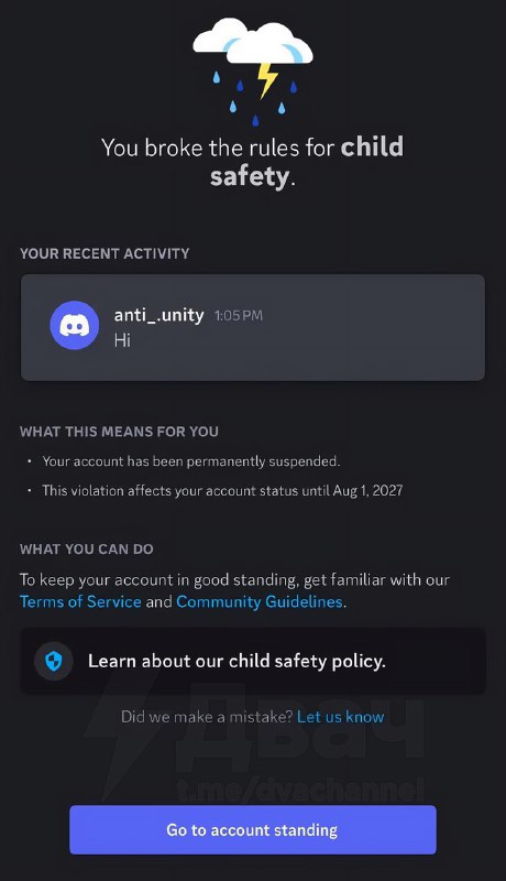‼️Discord начал массово банить пользователей после обновления правил из-за новых законов в Великобри