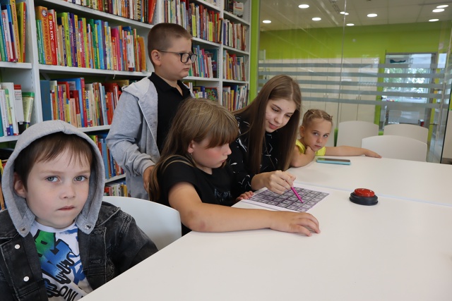 Интеллектуальная игра в библиотеке📗
9 августа в Детс?...