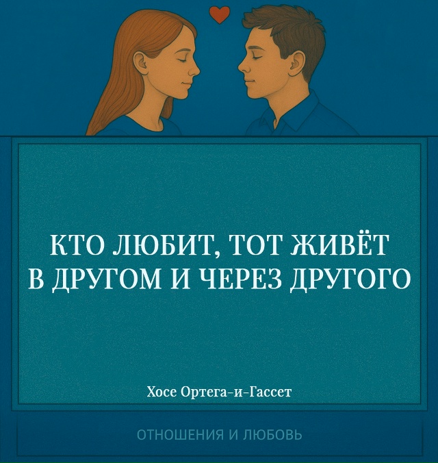 Ортега-и-Гассет показывает, что любовь делает жизнь че?...