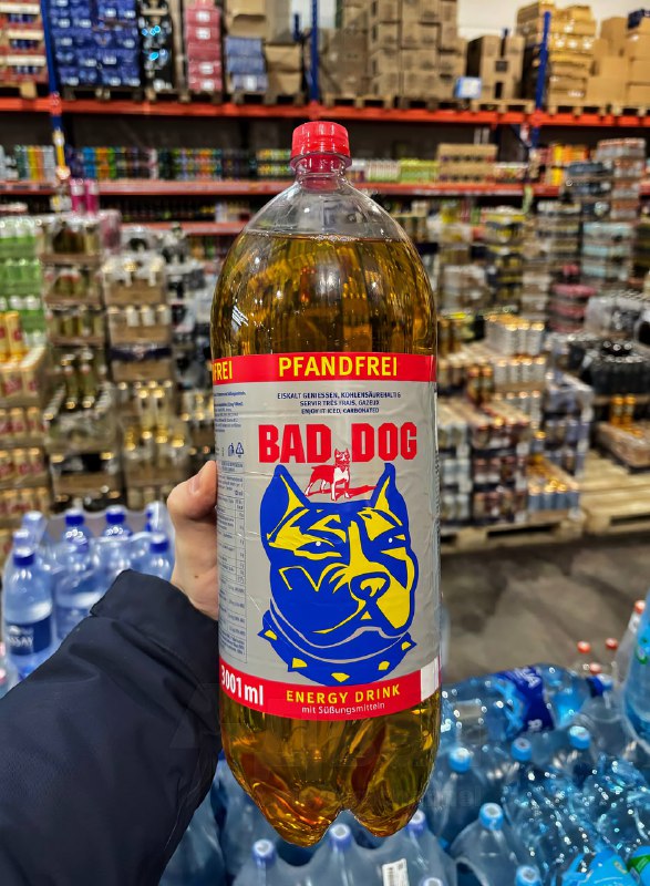 В Калининграде в продаже нашли трёхлитровый энергетик Bad Dog всего за 450 рублей
В одной бутылке с