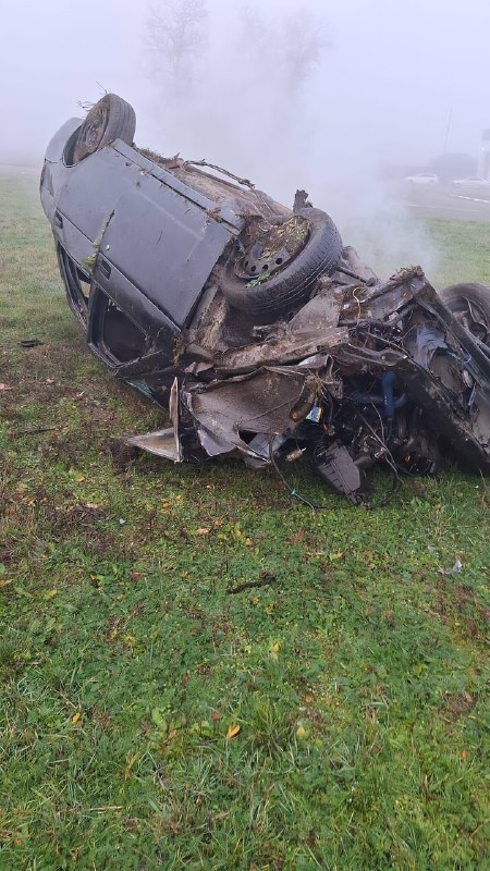 Вася! Мне реально страшно!
На Кубани мужик разогнался до 200 км/ч в густом тумане и поплатился — до
