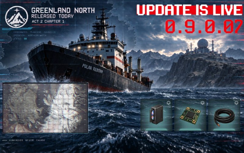 #DoomsDay_Tyranny
На серверах развернута v0.9.0.07
ГЛОБАЛЬНОЕ ОБНОВЛЕНИЕ
БИТВА ЗА ГРЕНЛАНДИЮ 2 А