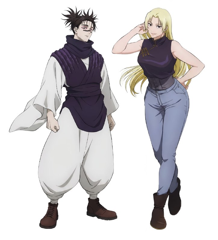 ⚡️Новая иллюстрация Чосо и Юки из аниме «Магическая битва»