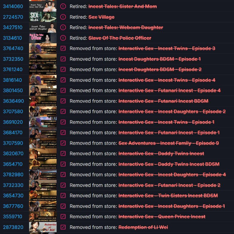 В стиме началась чистка эротических игр — Valve удаляет проекты, которые нарушают правила платёжных