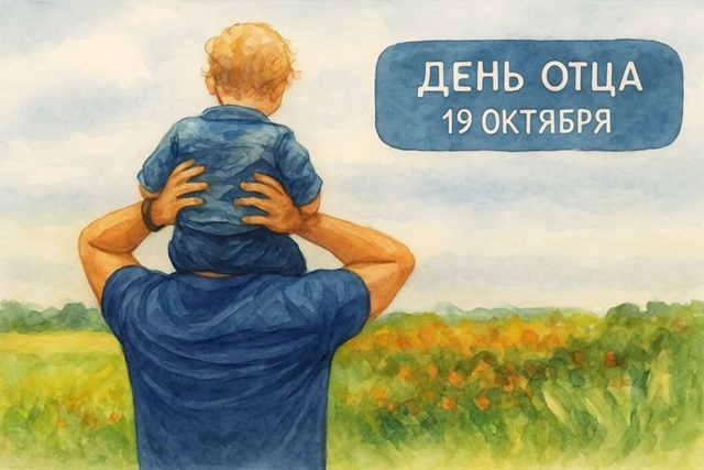 Сегодня, 19 октября по всей России празднуется День отц?...