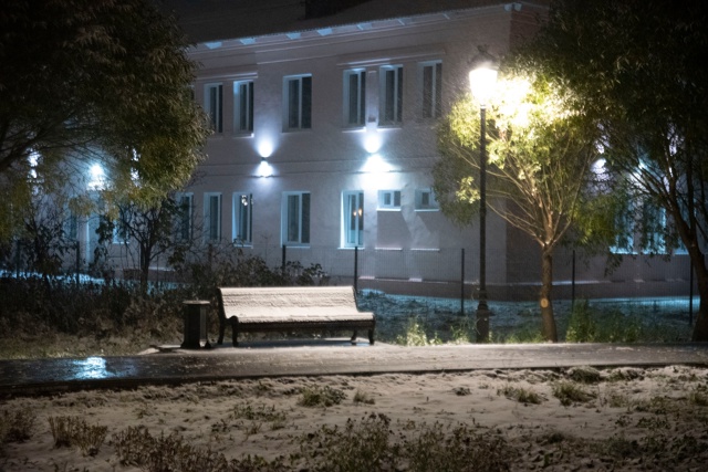 Тихие улицы Чусового, засыпанные первым снегом
Фото: С...