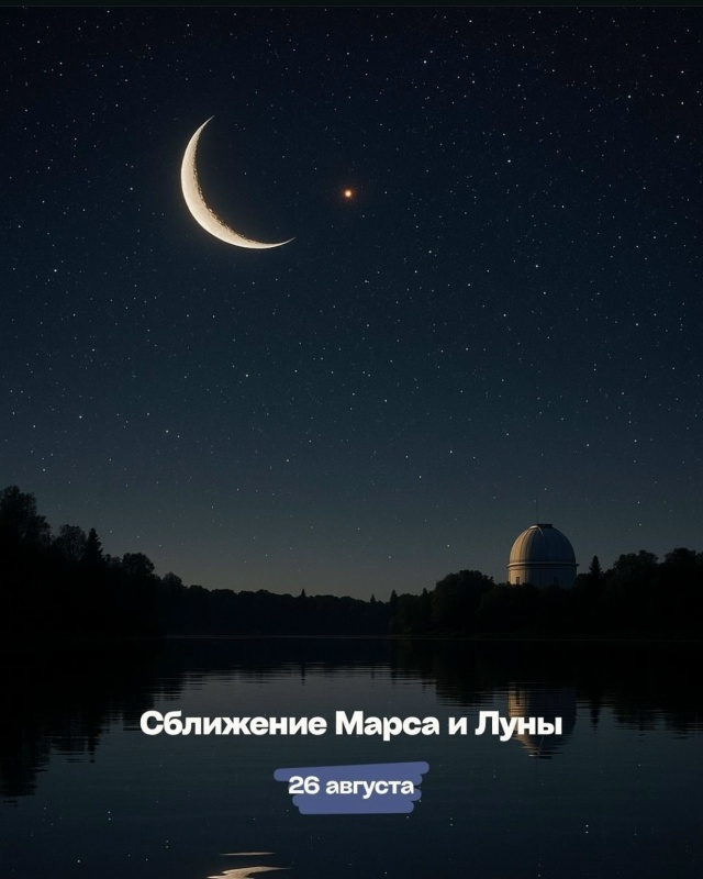 Главные астрособытия августа 2025:
9 августа - Полнолуни?...