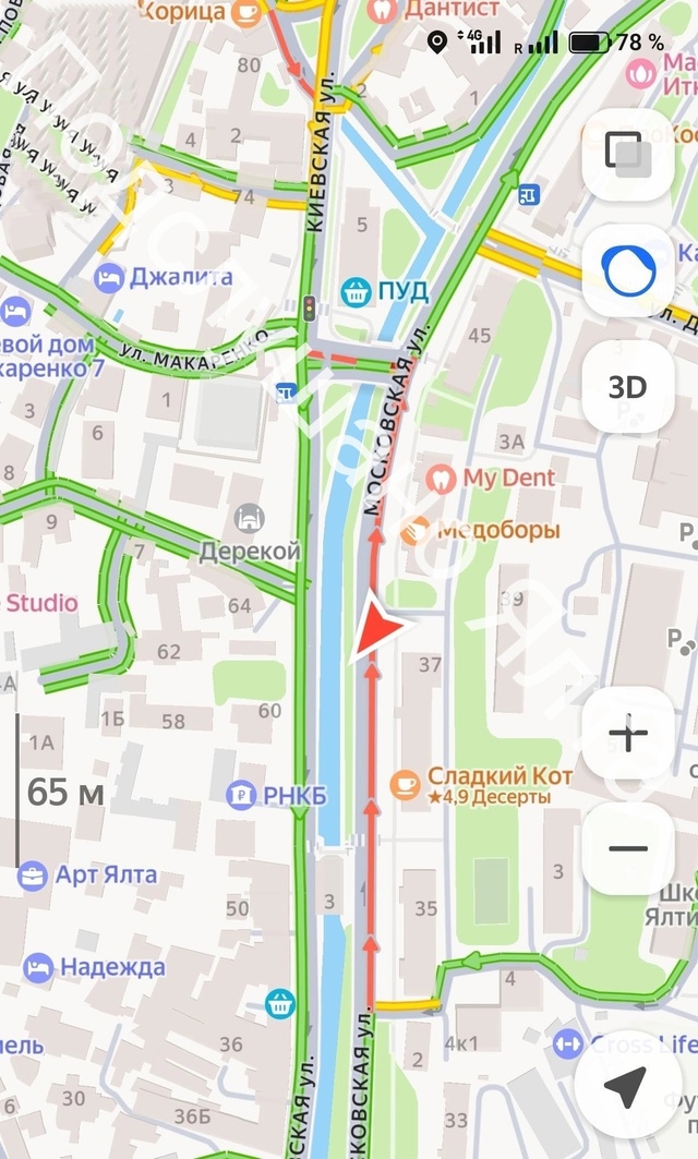 Пробка на улице Московская, время 9.30 и так почти каждый...