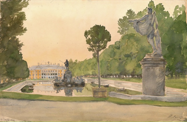 Петергоф в живописи
Николай Лансере. Верхний сад, Пет...