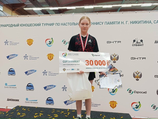 🏓Теннисистка Подпорожской ДЮСШ Арина Иванова - побед?...