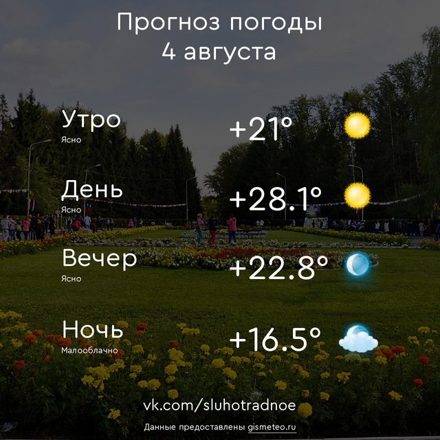 ⛅ Доброе утро, Отрадненцы! Всем продуктивного и приятн...
