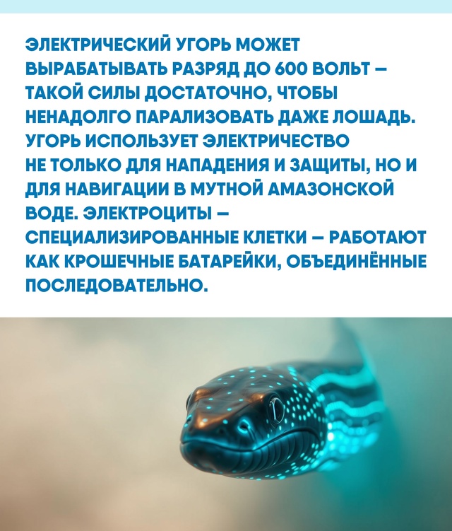 Энергия угрей вдохновляла учёных на эксперименты с би?...