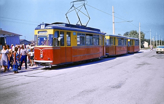 Евпатория 1981 – Открытие трамвайного маршрута № 4. 1987 –...