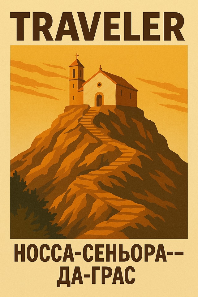 🌍 Носса-Сеньора-да-Грас — уединённая часовня на верши...