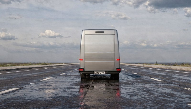 В Перми под возрождённым брендом «Руссо-Балт» анонсировали выпуск электрофургона, дизайн которого ко