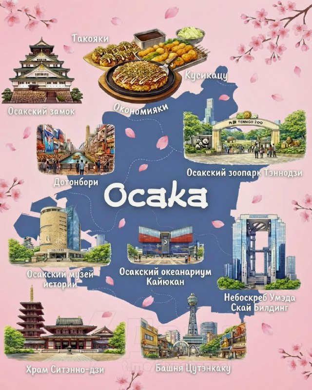 В соцсетях сделали большую шпаргалку по Японии — там собрали достопримечательности и национальные бл