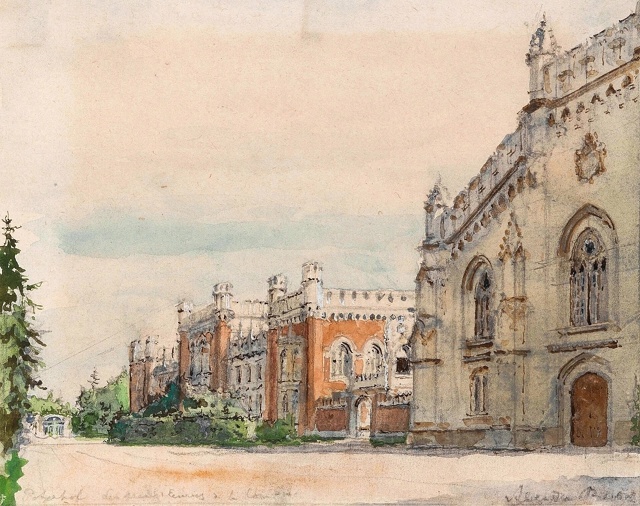 Петергоф в живописи
Александр Бенуа. Императорские к...