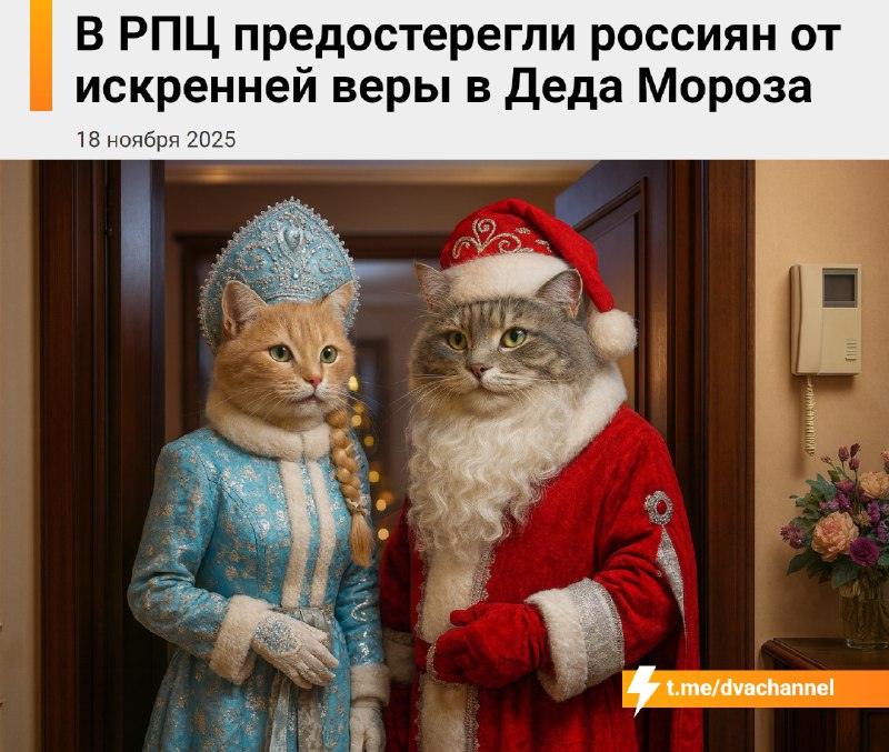 В РПЦ запретили россиянам верить в Деда Мороза
Священник подчеркнул, что не надо приписывать этому