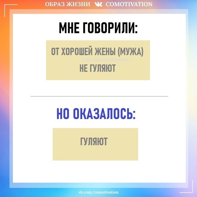 Ожидание и реальность.