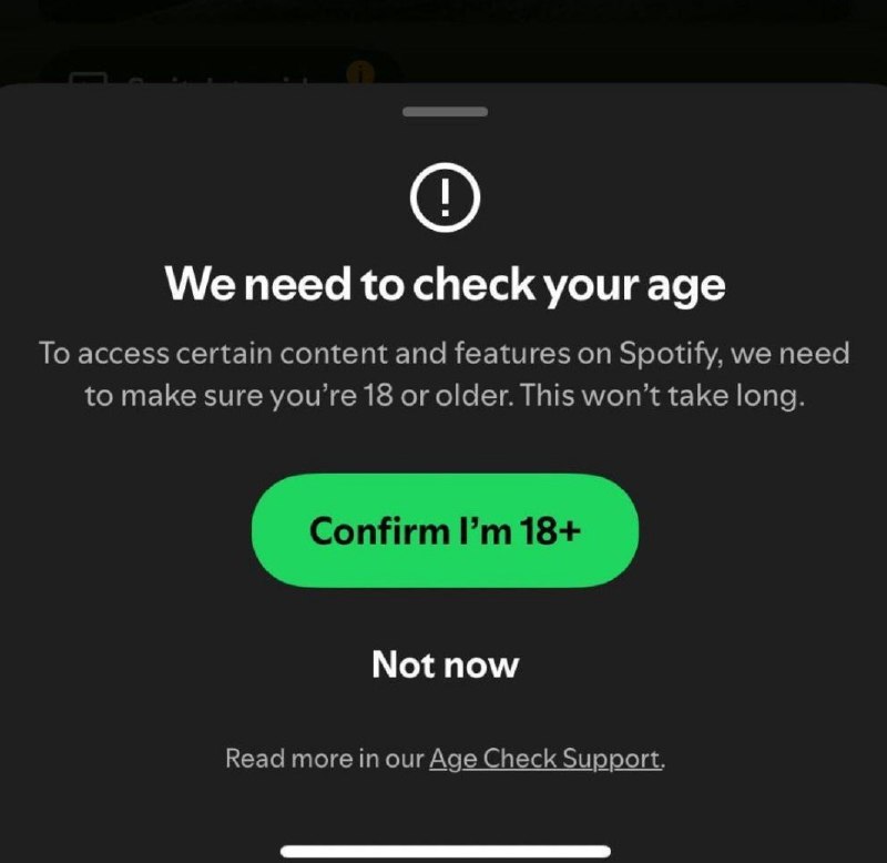 В Британии даже Spotify начал требовать паспорт: Да, в музыкальном сервисе теперь нужно подтвердить