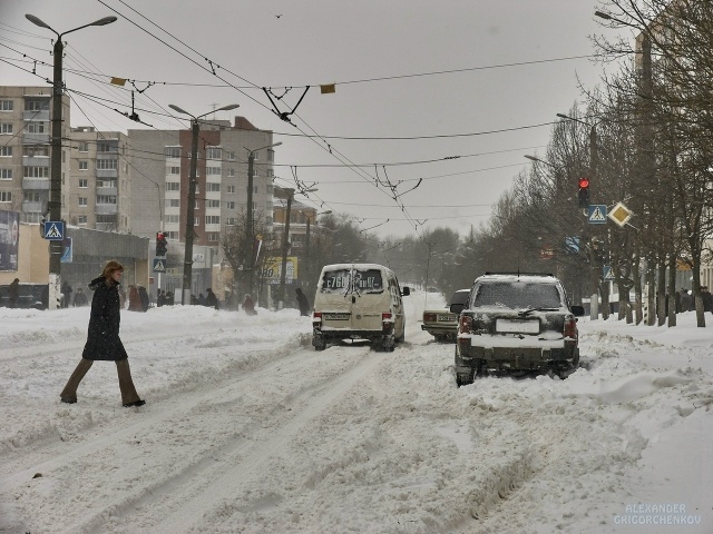 А помните ноябрьский снегопад 2004-го. Год, когда Смоляне...