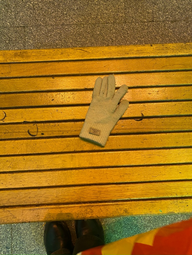 озерки 15:57-16:00
кто-то потерял перчатку