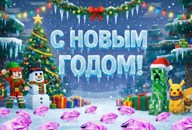 Дорогие игроки CubixWorld! 🏰
💚2026 год — эпоха великих пост...