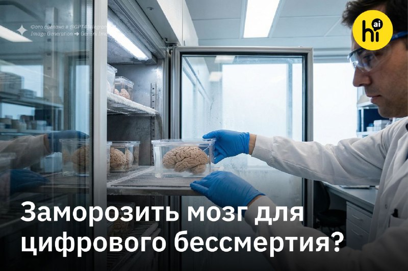 💡 Заморозку мозга для «цифрового бессмертия» тестирует американский стартап Nectome
По замыслу авто