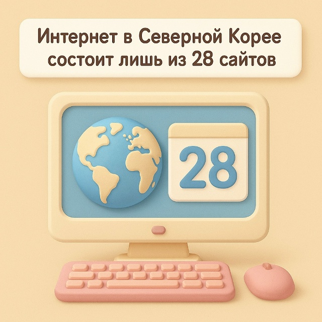 28 сайтов: цифровая изоляция КНДР
Северная Корея имеет ...