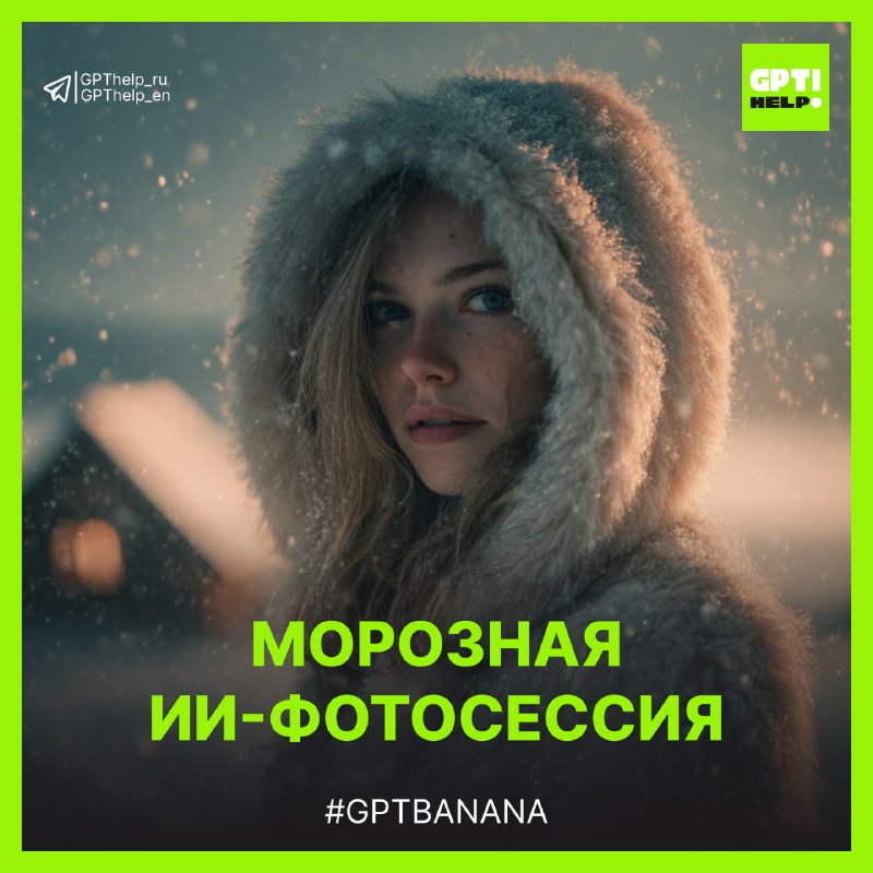 #GPTbanana: Генерим зимние фото!
✔️ Рассказываем, как сделать те самые трендовые фото из соцсетей