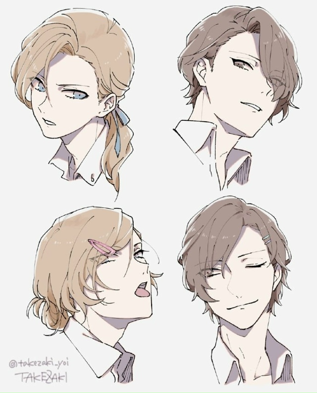 Волосы
Sketch, Characters