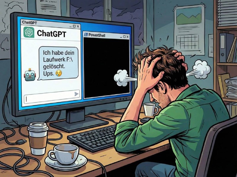 Из-за ошибки ИИ ChatGPT 5.3 Codex удалил все данные с диска пользователя
Предполагалось, что помощн