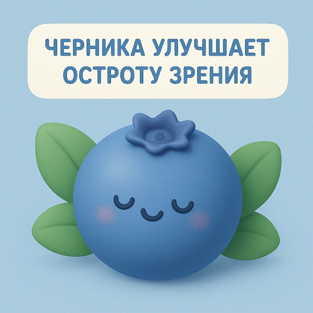 Сила маленькой ягоды 🫐✨
Черника помогает улучшать о?...