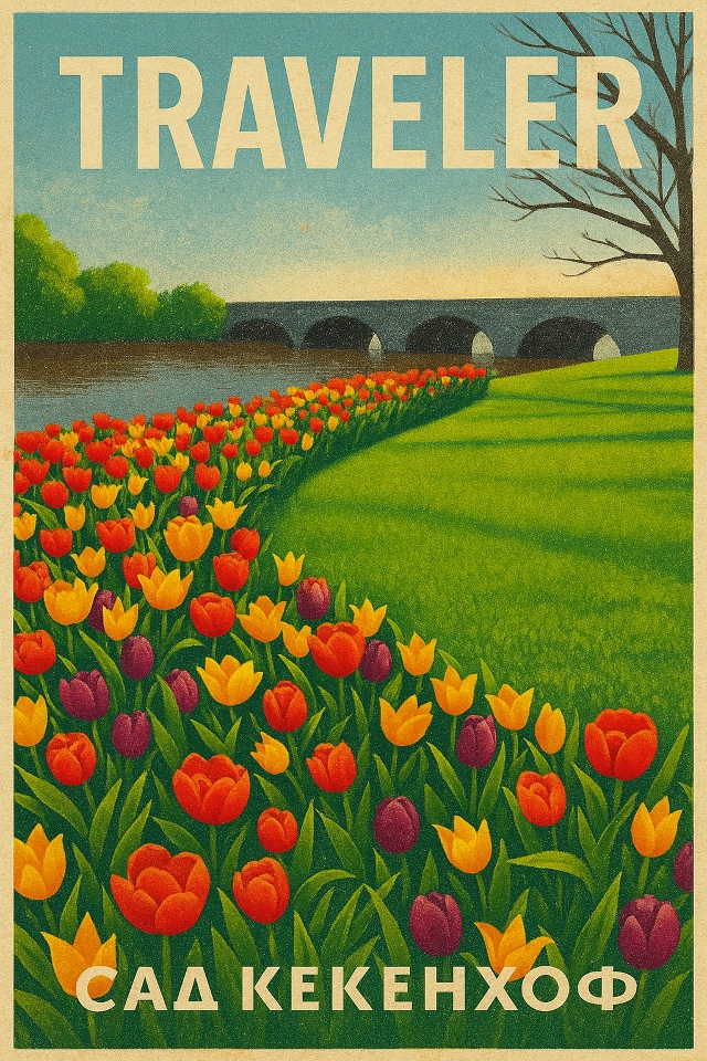 🌍 Сад Кёкенхоф, Нидерланды
Каждую весну Сад Кёкенхоф ...